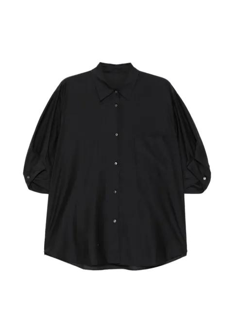 Versatile Drapey Pleated Shirt by JNBY
