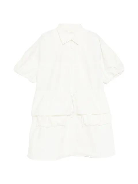 a-line short sleeve dress by JNBY