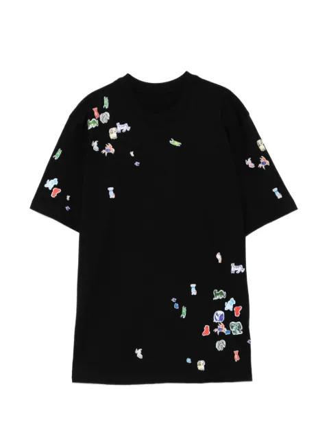 animal-motif T-shirt by JNBY