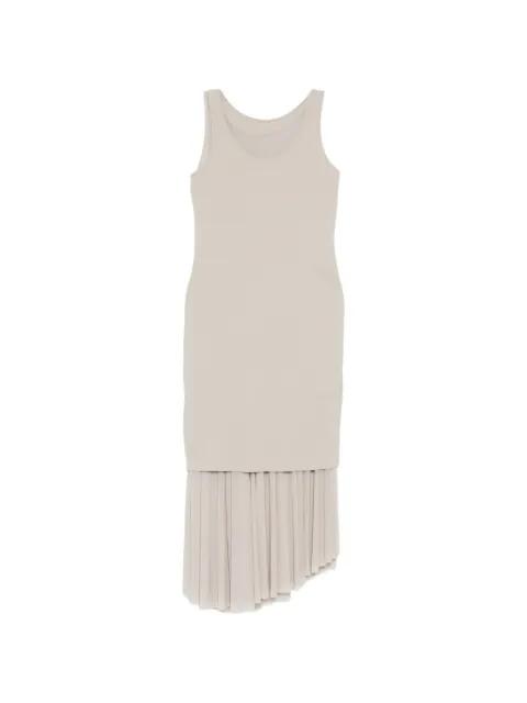 asymmetric-hem dress by JNBY