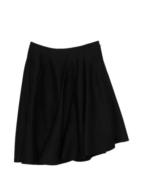 asymmetric pleated skirt by JNBY