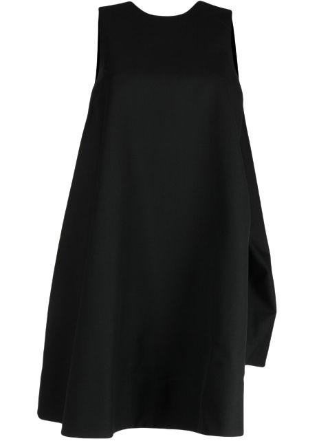 asymmetric sleeveless minidress by JNBY