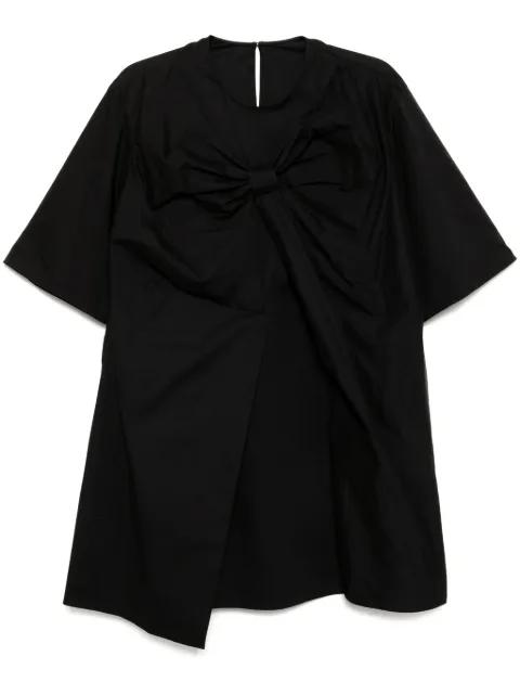bow-detail dress by JNBY