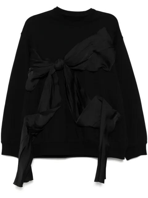 bow detailing sweatshirt by JNBY