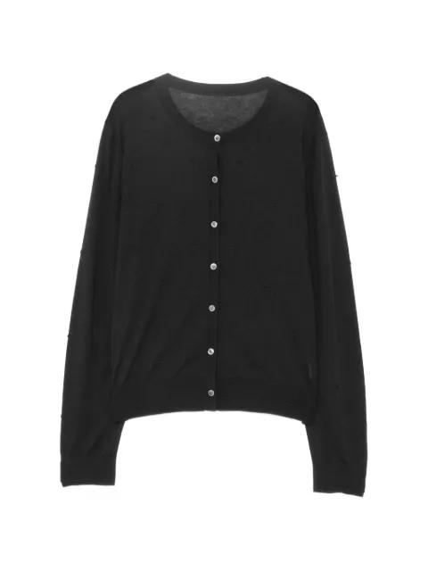 button-fastening cardigan by JNBY