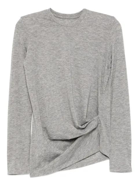draped T-shirt by JNBY