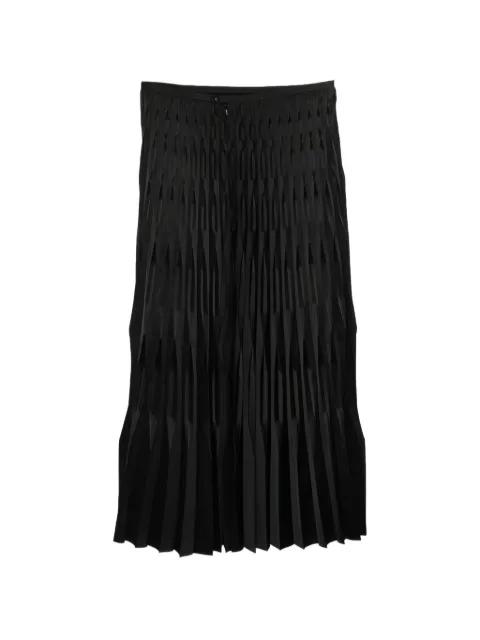 draped pleated skirt by JNBY