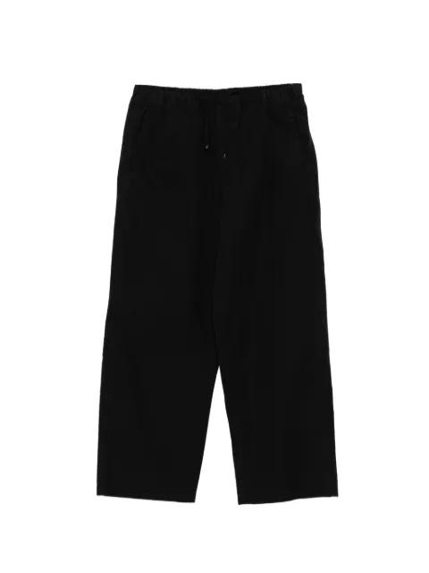 drawstring tapered trousers by JNBY