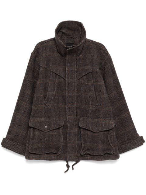 drawstring-waist jacket by JNBY
