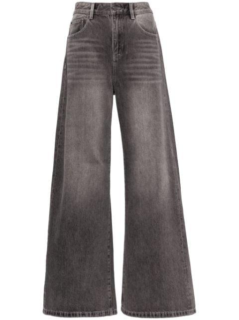 faded effect jeans by JNBY