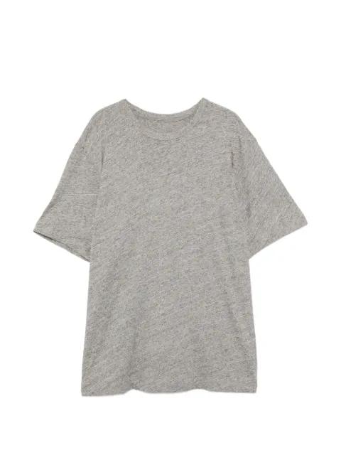 flocked floral T-shirt by JNBY