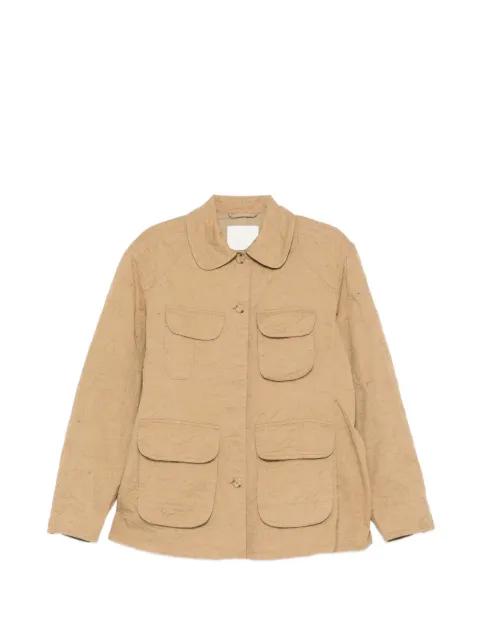 floral-embroidered jacket by JNBY