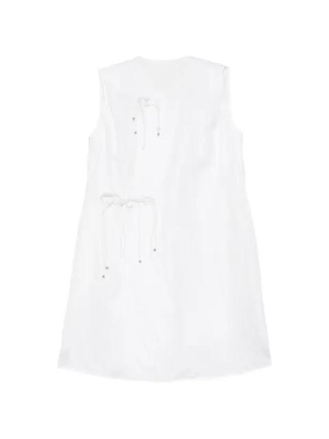 floral-embroidered sleeveless dress by JNBY