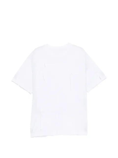 fringed T-shirt by JNBY