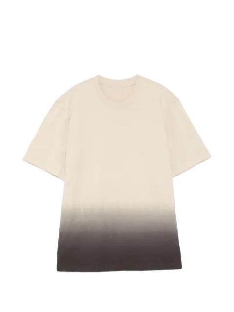 gradient-effect T-shirt by JNBY