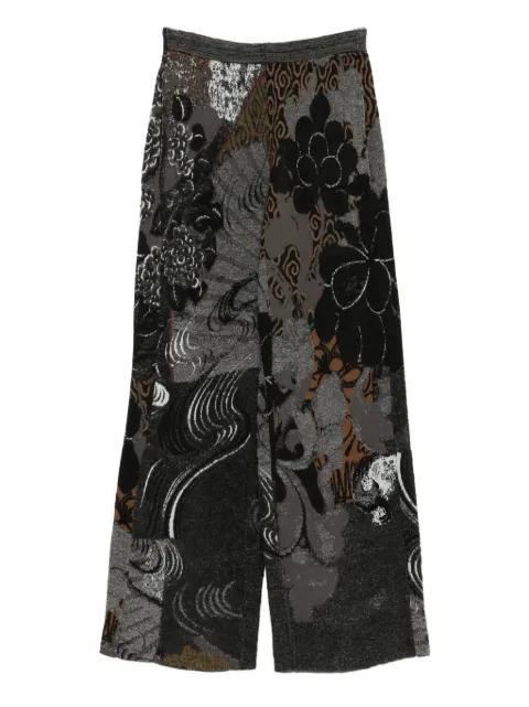 graphic elements trousers by JNBY