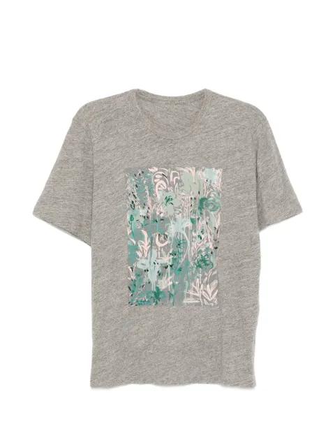 graphic-print T-shirt by JNBY