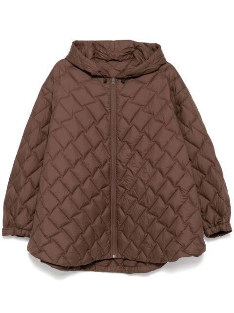 hoodied down jacket by JNBY