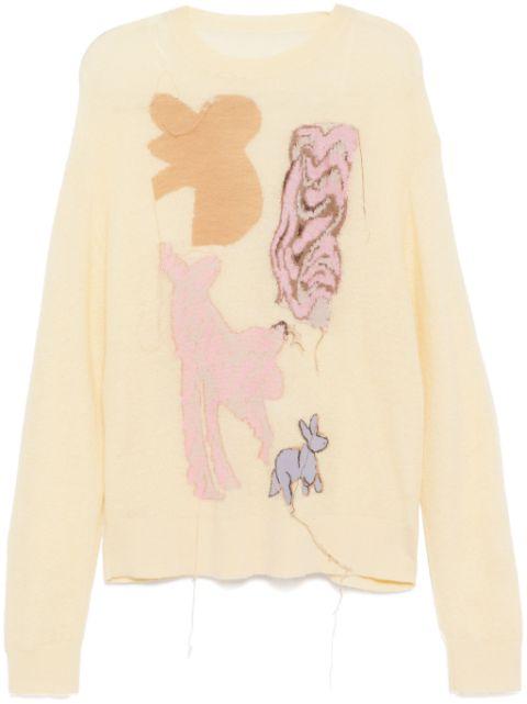 jacquard jumper by JNBY