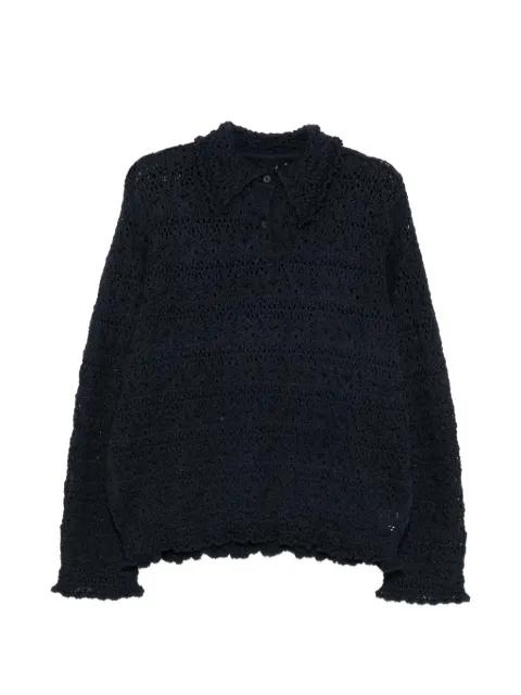 jacquard sweater by JNBY