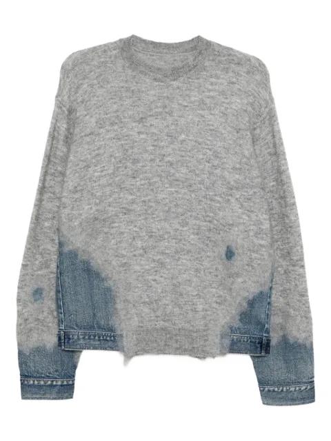 panelled sweater by JNBY