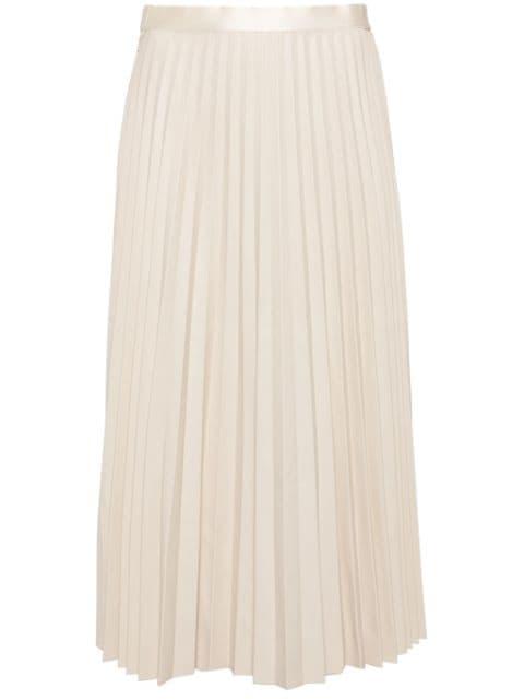 pleated skirt by JNBY