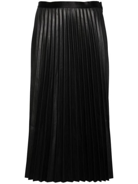pleated skirt by JNBY