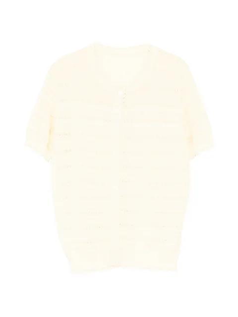 pointelle-knit top by JNBY