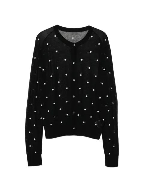 polka-dot cardigan by JNBY