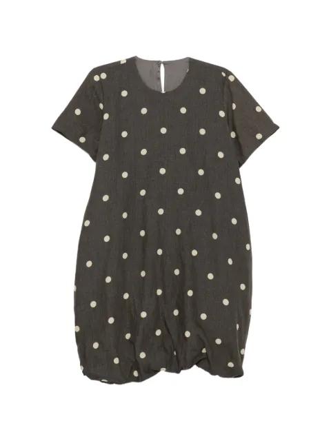 polka-dot mini dress by JNBY