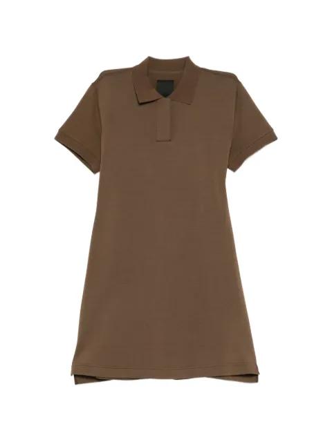 polo-collar mini dress by JNBY