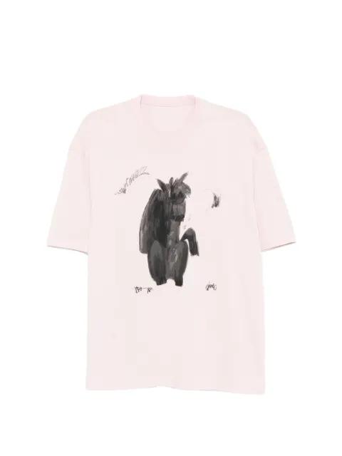 pony illustrated T-shirt by JNBY