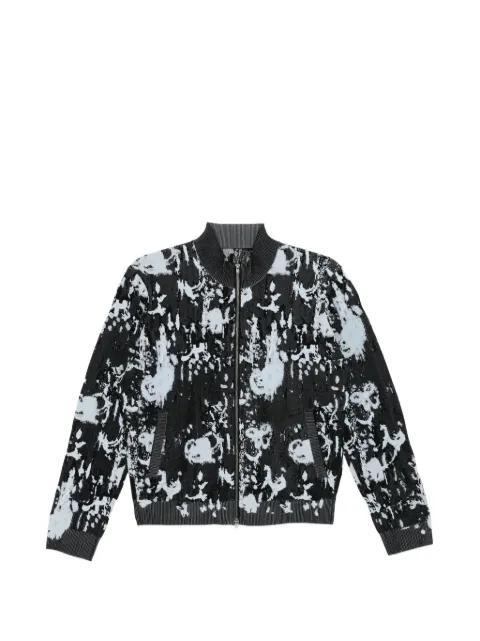 printed cardigan by JNBY