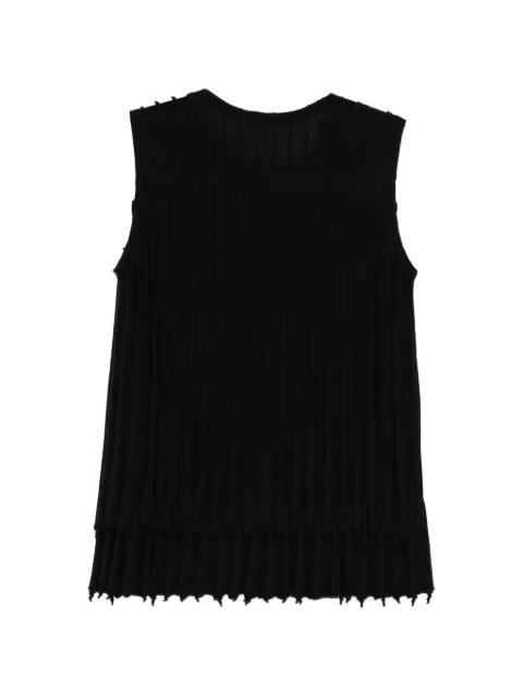 ribbed vest top by JNBY