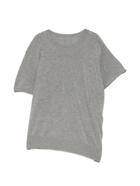 short-sleeve knit top by JNBY