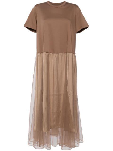 short sleeves dress by JNBY