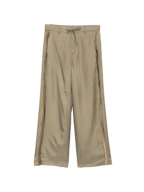 side-panelled trousers by JNBY