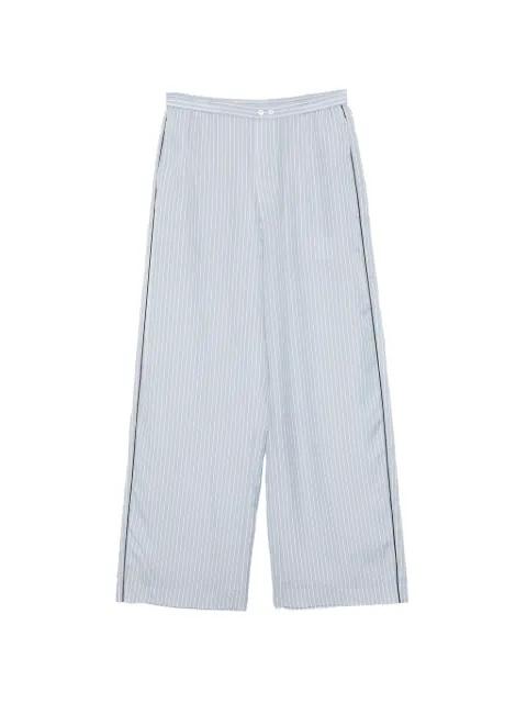 striped wide-leg trousers by JNBY