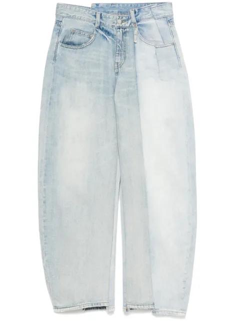 tapered jeans by JNBY