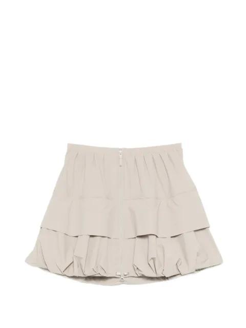tiered mini skirt by JNBY