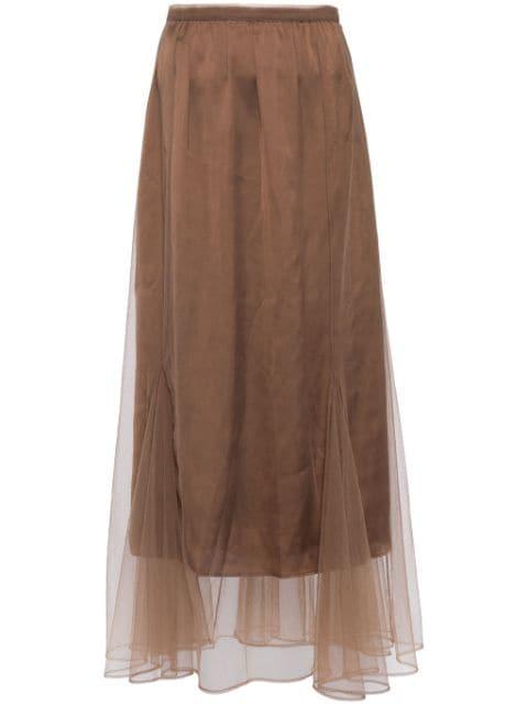 tulle maxi skirt by JNBY