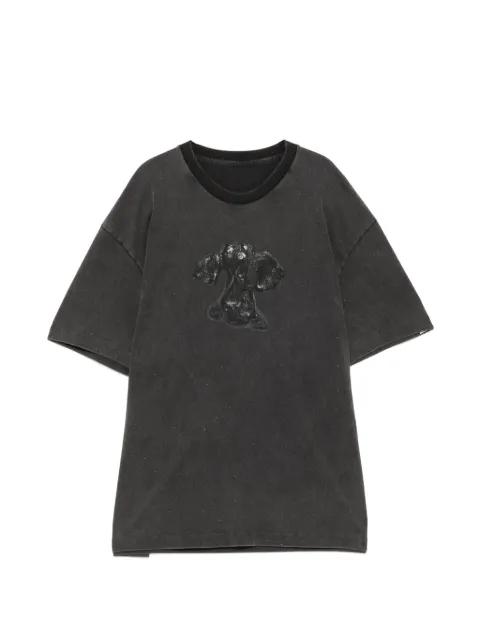 washed ceramic dog T-shirt by JNBY