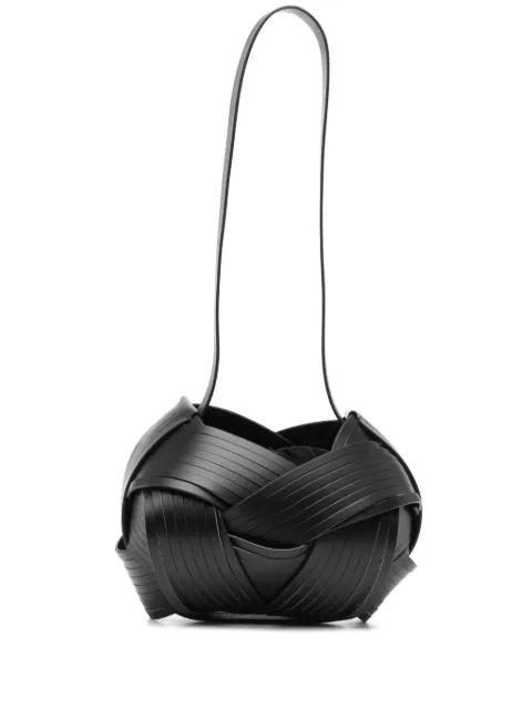 weaving shoulder bags by JNBY