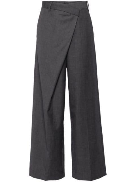 wide-leg trouser by JNBY