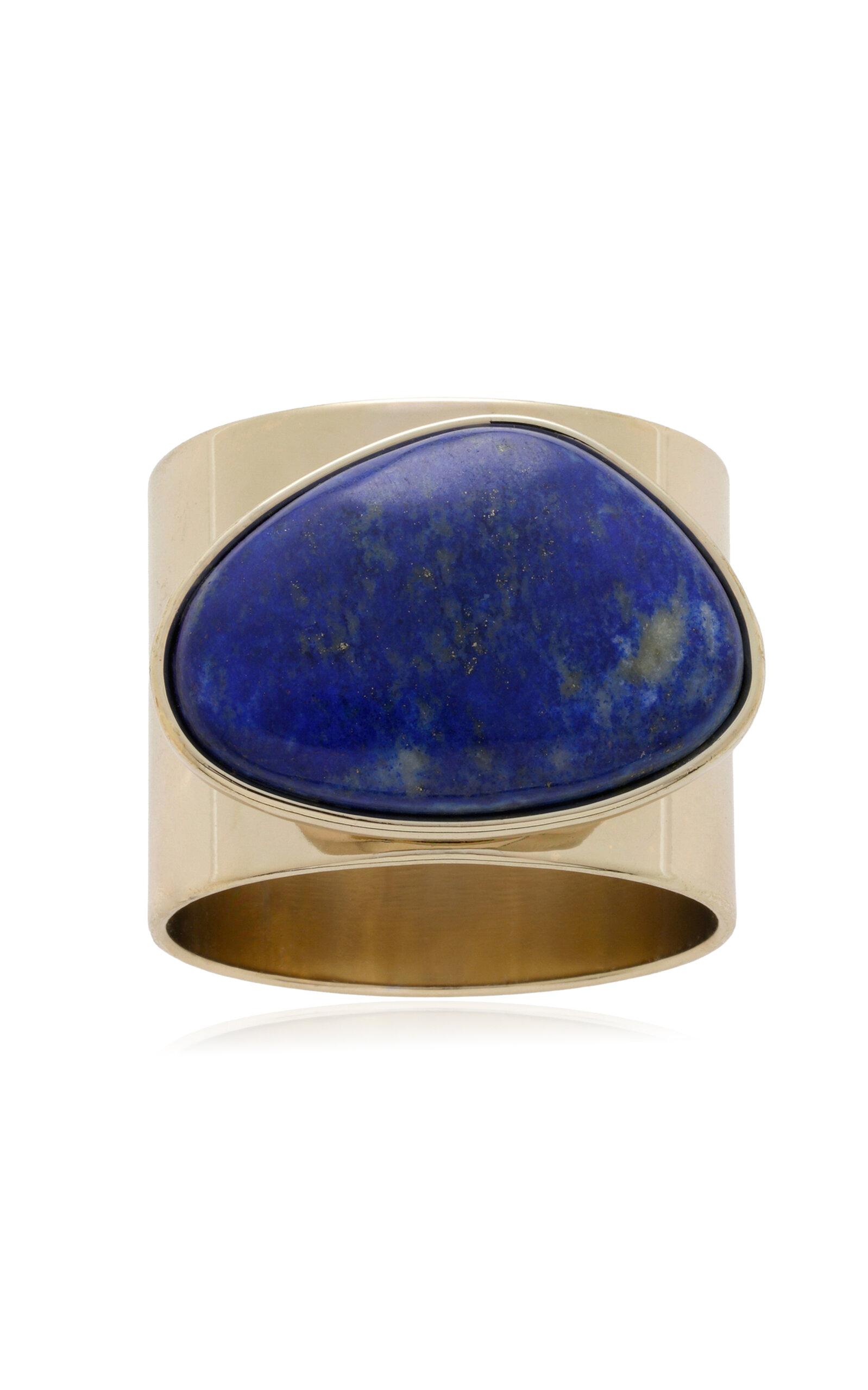 Joanna Buchanan - Set-Of-Two Lapis Lazuli Napkin Rings - Blue - Moda Operandi by JOANNA BUCHANAN
