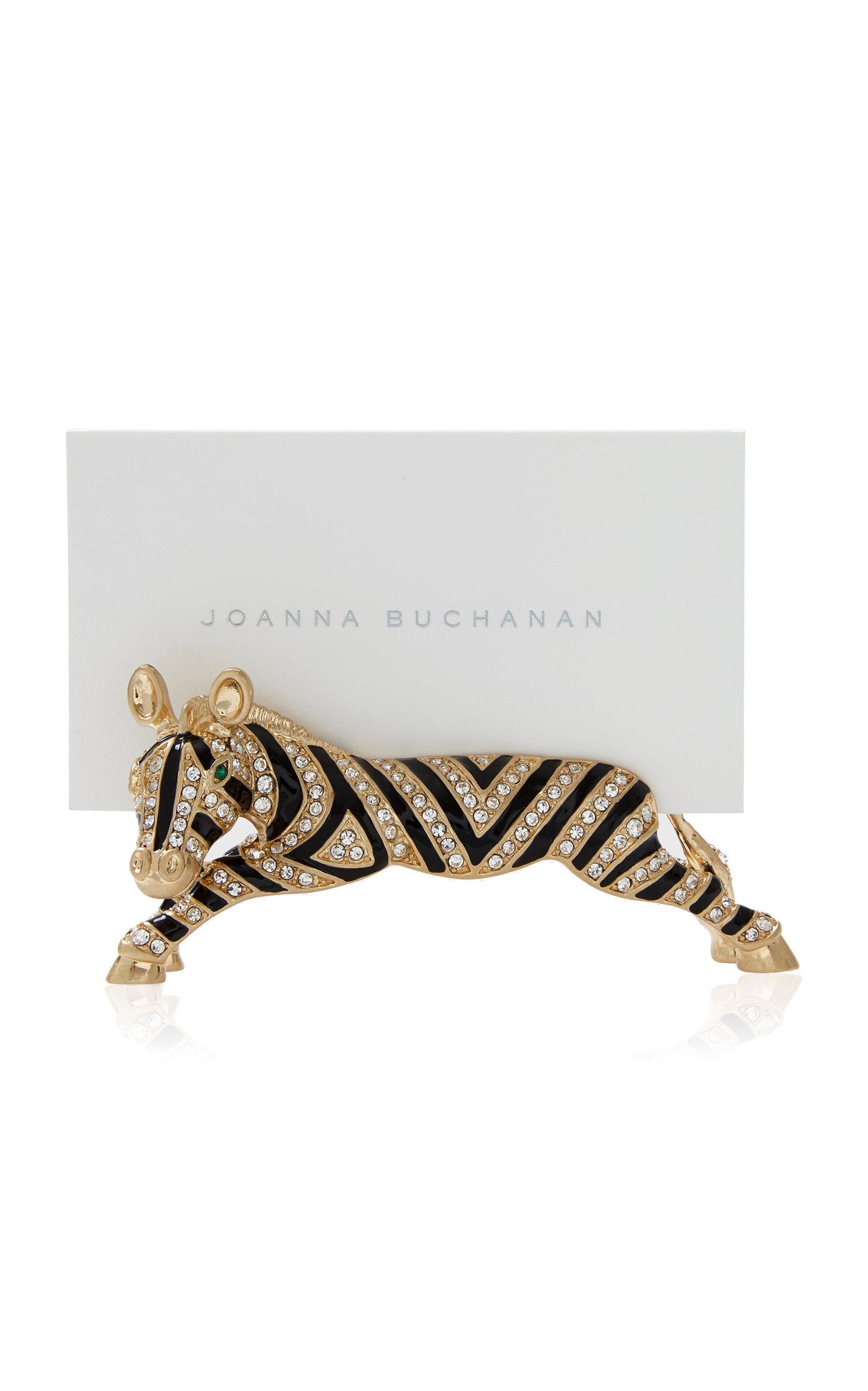 Joanna Buchanan - Set Of Two Zebra Placecard Holders - Gold - Moda Operandi by JOANNA BUCHANAN Joanna Buchanan - Set Of Two Zebra Placecard Holders - Gold - Moda Operandi by JOANNA BUCHANAN