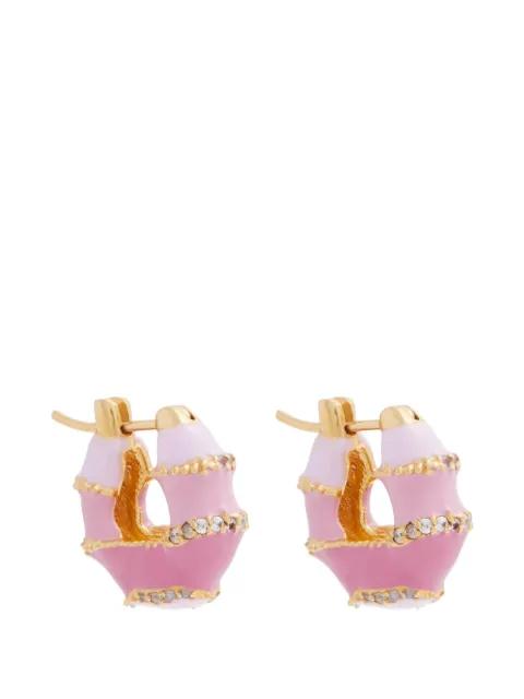 enamel-stone earrings by JOANNA LAURA CONSTANTINE