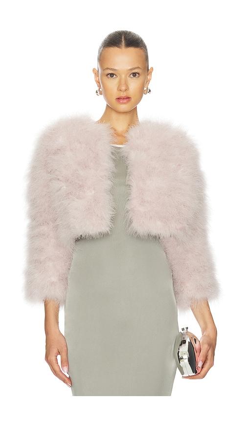 jocelyn Fifi Feather Bolero in Blush by JOCELYN