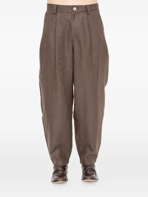 Glide pleated trousers by JOE CHIA
