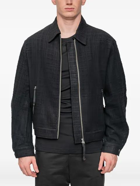 Maul zipped overshirt by JOE CHIA